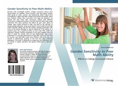 Gender Sensitivity to Peer Math Ability