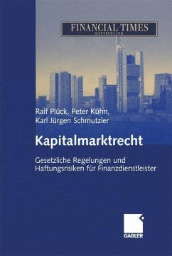 Kapitalmarktrecht - Plück, Ralf;Kühn, Peter;Schmutzler, Karl Jürgen