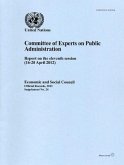 Report of the Committee of Experts on Public Administration on the Eleventh Session (16-20 April 2012)