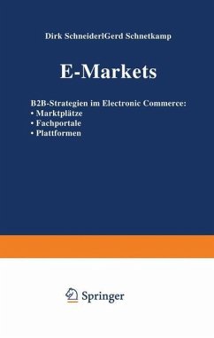 E-Markets - Schneider, Dirk;Schnetkamp, Gerd