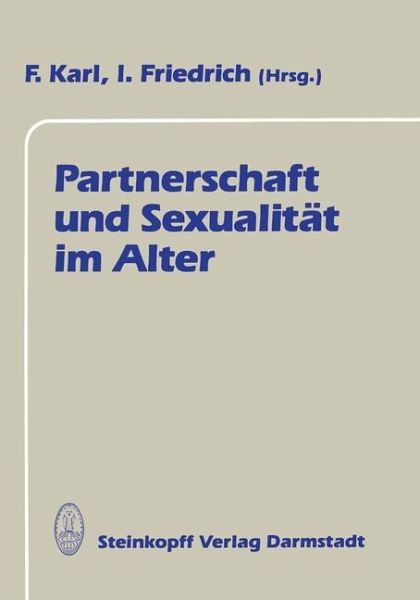 Partnerschaft Und Sexualität Im Alter Fachbuch Bücherde 1831