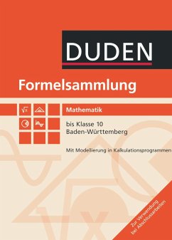 Formelsammlung Mathematik bis Klasse 10. Baden-Württemberg - Meyer, Lothar;Liesenberg, Günter;Weber, Karlheinz
