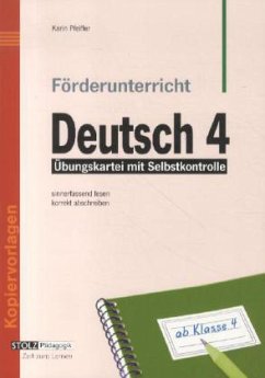 Cover 4. Schuljahr / Förderunterricht Deutsch