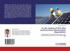 In situ testing of thin-film multi junction photovoltaic degradation