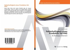 Fehlerhaftigkeit eines Produktes iSd PHG