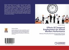 Effects Of Temporal Employment On School Workers Performance