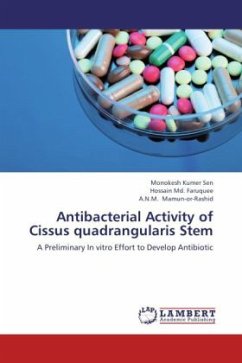 Antibacterial Activity of Cissus quadrangularis Stem - Sen, Monokesh Kumer;Faruquee, Hossain Md.;Mamun-or-Rashid, A. N. M.