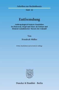 Entfremdung. - Müller, Friedrich