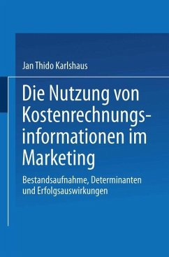 Die Nutzung von Kostenrechnungsinformationen im Marketing