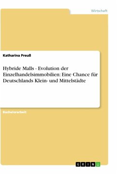 Hybride Malls - Evolution der Einzelhandelsimmobilien: Eine Chance für Deutschlands Klein- und Mittelstädte - Preuß, Katharina