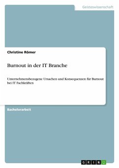 Burnout in der IT Branche - Römer, Christine