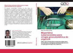 Cover Meperidina subaracnoidea para cirugía ginecobstétrica de urgencia