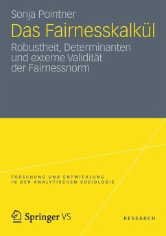 Cover Das Fairnesskalkül