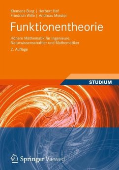 Funktionentheorie - Burg, Klemens;Haf, Herbert;Wille, Friedrich