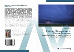 Disaster Management of Human Resources - Bouillon, Michelle