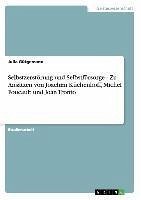 Selbstzerstörung und Selbstfürsorge - Zu Ansätzen von Joachim Küchenhoff, Michel Foucault und Joan Tronto - Gütgemann, Julia