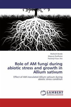 Role of AM fungi during abiotic stress and growth in Allium sativum - Borde, Mahesh;Dudhane, Mayura;Jite, Paramjit Kaur