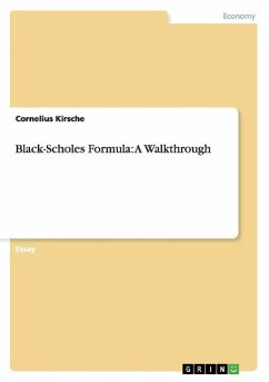 Black-Scholes Formula: A Walkthrough - Kirsche, Cornelius