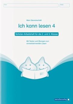 Ich kann lesen 4. Mein Sternchenheft Schülerarbeitsheft für die 2. und 3. Klasse - sternchenverlag GmbH;Langhans, Katrin