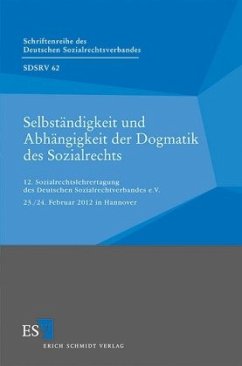 Cover Selbständigkeit und Abhängigkeit der Dogmatik des Sozialrechts