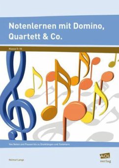 Notenlernen mit Domino, Quartett & Co. - Lange, Helmut