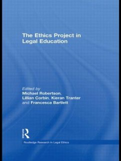 The Ethics Project in Legal Education