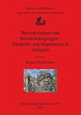 Behinderungen und Beeinträchtigungen / Disability and Impairment in Antiquity
