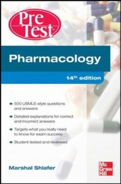 Pharmacology Pretest Self-Assessment and Review 14/E - Shlafer, Marshal