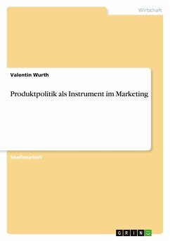 Produktpolitik als Instrument im Marketing - Wurth, Valentin