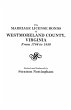 Marriage License Bonds of Westmoreland... - Bild 1