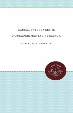 Causal Inferences in Nonexperimental Research - Blalock Jr., Hubert M.