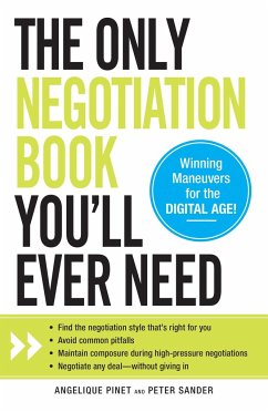 The Only Negotiation Book You'll Ever Need - Pinet, Angelique; Sander, Peter