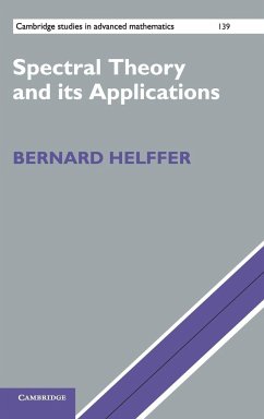 Spectral Theory and its Applications - Helffer, Bernard