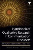 Handbook of Qualitative Research in Communication Disorders Handbook of Qualitative Research in Communication Disorders