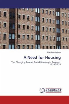 Cover A Need for Housing