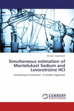 Simultaneous estimation of Montelukast Sodium and Levocetrizine HCl - Jayaprakash, Ramesh