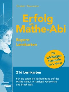 Erfolg im Mathe-Abi Bayern Lernkarten - Gruber, Helmut; Neumann, Robert