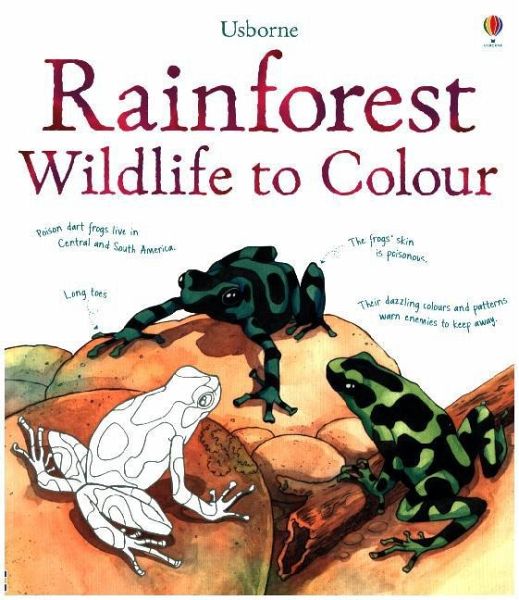Rainforest Wildlife to Colour Rainforest Wildlife to Colour