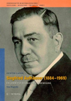 Siegfried Aufhäuser 1884-1969 - Lange, Gunter