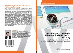 Operating and Strategic Planning in the Financial Industry
