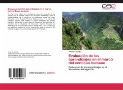 Evaluación de los aprendizajes en el marco del continuo humano - Guédez, Jesús G.