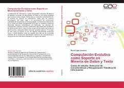 Computación Evolutiva como Soporte en Minería de Datos y Texto - Cecchini, Rocío Luján