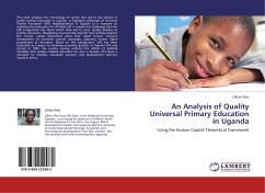 An Analysis of Quality Universal Primary Education in Uganda - Viko, Lillian