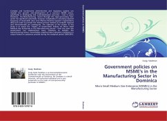 Cover Government policies on MSME's in the Manufacturing Sector in Dominica