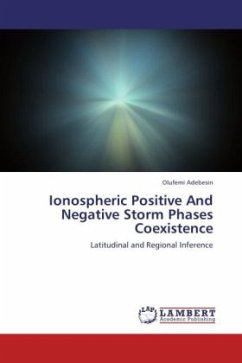 Ionospheric Positive And Negative Storm Phases Coexistence