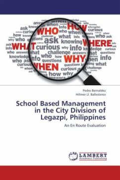 School Based Management in the City Division of Legazpi, Philippines