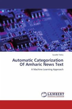 Automatic Categorization Of Amharic News Text