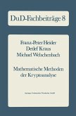 Mathematische Methoden der Kryptoanalyse Mathematische Methoden der Kryptoanalyse