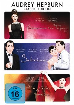 Audrey Hepburn Classic-Edition - Frühstück bei Tiffany, Sabrina, Ein süßer Fratz DVD-Box - Humphrey Bogart,William Holden,George Peppard