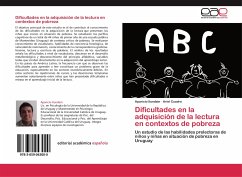 Dificultades en la adquisición de la lectura en contextos de pobreza - Ilundain, Aparicio;Cuadro, Ariel